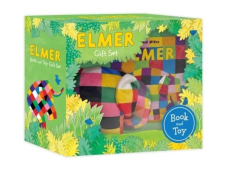 Elmer Book and Toy Gift Set For Sale