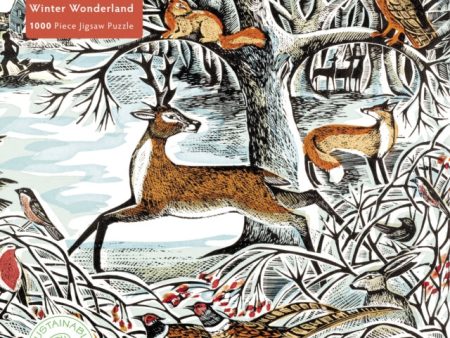 Adult Sustainable Jigsaw Puzzle: Angela Harding: Winter Wonderland Sale