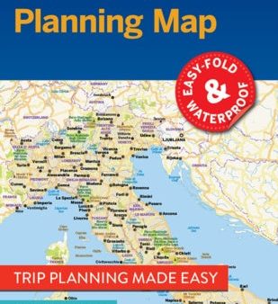 Lonely Planet Italy Planning Map Hot on Sale