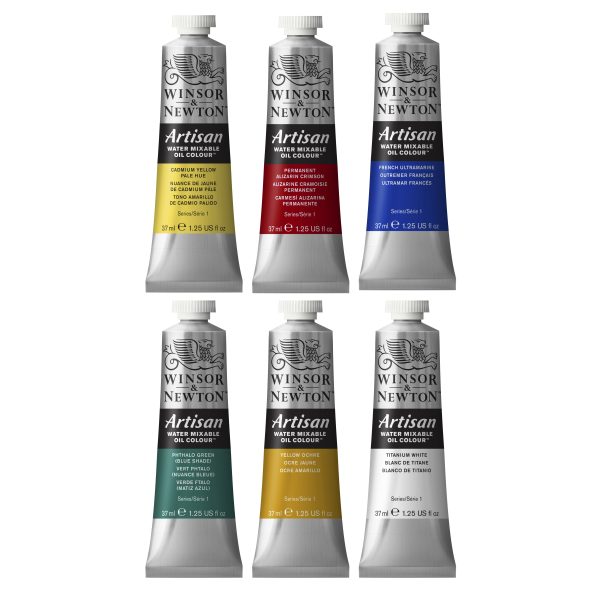 Vesiliukoinen öljyväri 6x37ml Artisan Winsor & Newton on Sale