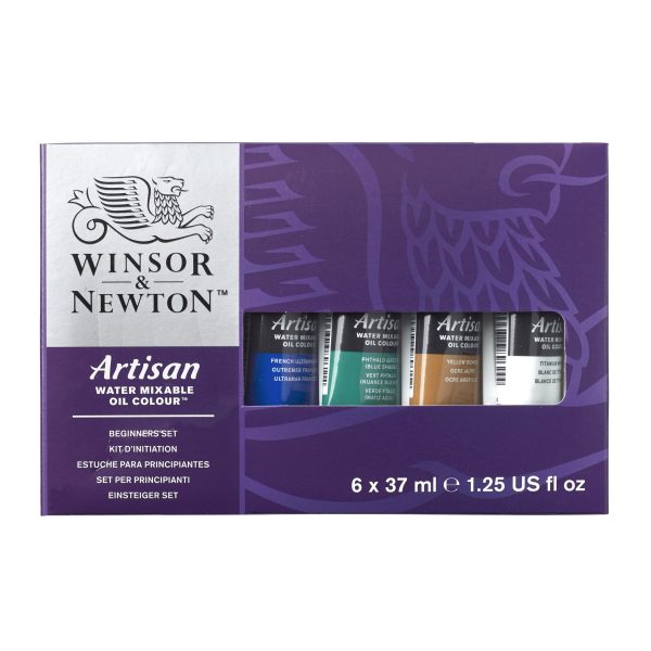 Vesiliukoinen öljyväri 6x37ml Artisan Winsor & Newton on Sale