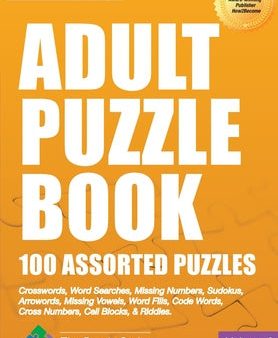 Adult Puzzle Book 100 Assorted Puzzles Volume 3 Sale