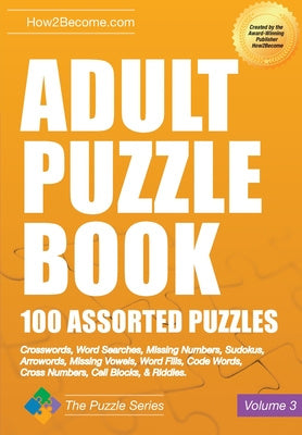 Adult Puzzle Book 100 Assorted Puzzles Volume 3 Sale