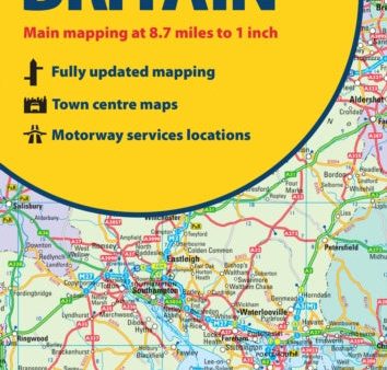 2025 Collins Road Map of Britain Hot on Sale